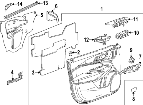 Front Door for 2025 Chevrolet Trailblazer #6