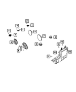 6512499AA - Electrical: Screw, Right Rear Door for Dodge: Charger Daytona, Durango | Jeep: Cherokee, Grand Cherokee, Grand Cherokee L, Grand Wagoneer, Wagoneer, Wagoneer S | Ram: 1500 Image