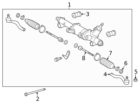 Steering Gear & Linkage for 2022 Lexus IS300 #2