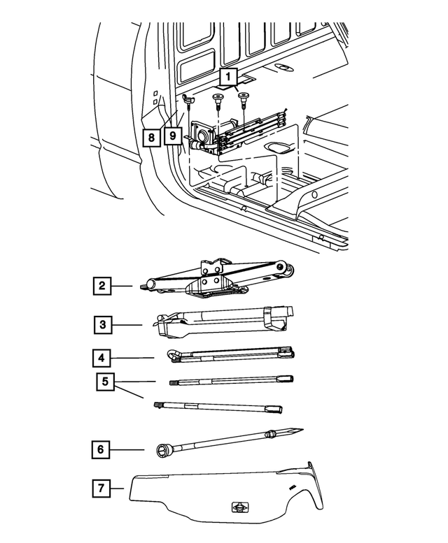 52014437AA - Wheels: Jack Handle Extension for Mopar Image