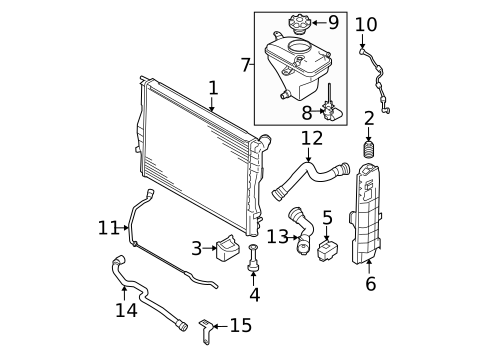 Radiator & Components for 2013 BMW M3 #0