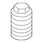 17117590119 - Cooling System: Radiator Upper Bracket for BMW: 1 Series M, 128i, 135i, 135is, 328i, 328i xDrive, 328xi, 335d, 335i, 335i xDrive, 335is, 335xi, M3, X1, Z4 Image