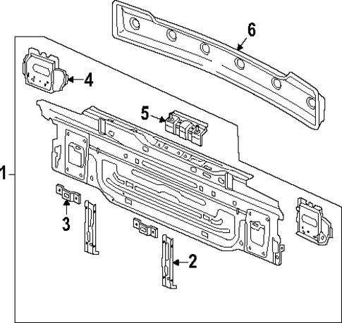 Rear Body for 2022 Volkswagen Golf R #0