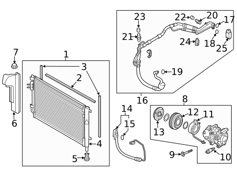 Hoses & Pipes for 2020 Kia Rio #0