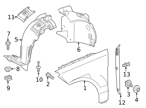 Fender & Components for 2015 Mercedes-Benz ML400 #0