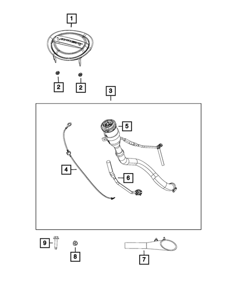 Fuel Tank Filler Tube for 2013 SRT Viper #0