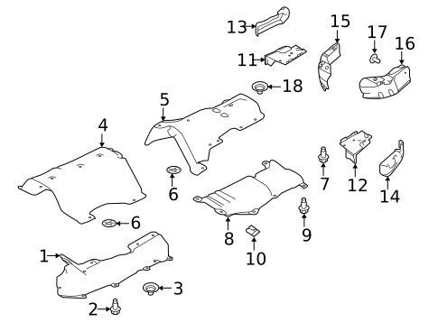 Heat Shields for 2019 Land Rover Discovery #0