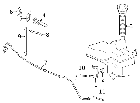 Headlamp Washers/Wipers for 2019 Lexus GS300 #0