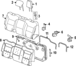 85010270 - : Headrest, Outer for Chevrolet: Silverado EV Image