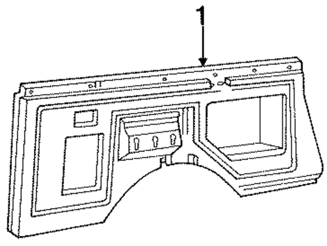 E8TZ9831012A6D - Body: Quarter Trim Panel for Ford: Bronco Image