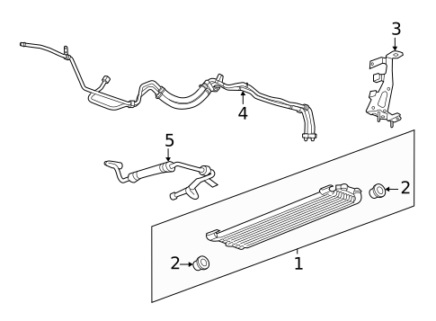 Oil Cooler for 2025 Cadillac CT5 #0