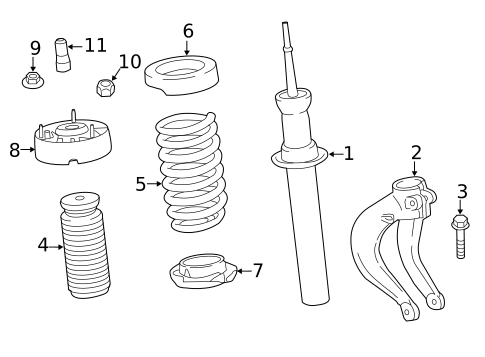 Struts & Components for 2017 BMW X5 #4