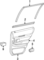 F2AZ5425560D - Body: Interior Molding for FORD Image