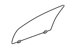 4814613AI - Body: Door Glass for Mopar Image
