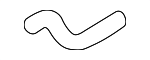 25415L0010 - Cooling System: Lower Hose for Kia Image
