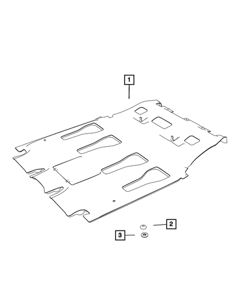 Carpets, Floor Mats, Load Floor, and Silencers for 2024 Chrysler Voyager #5