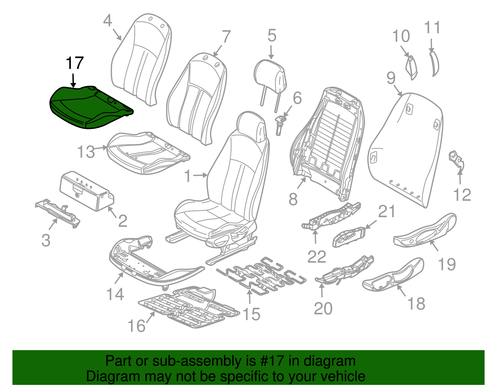 Cushion Cover - BMW (52-10-7-121-673)