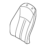 52107121712 - : 2003-2008 BMW Z4 - Seat Back Cover for BMW: Z4 Image