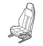 52100031293 - Body: Seat Assembly for BMW: Z4 Image