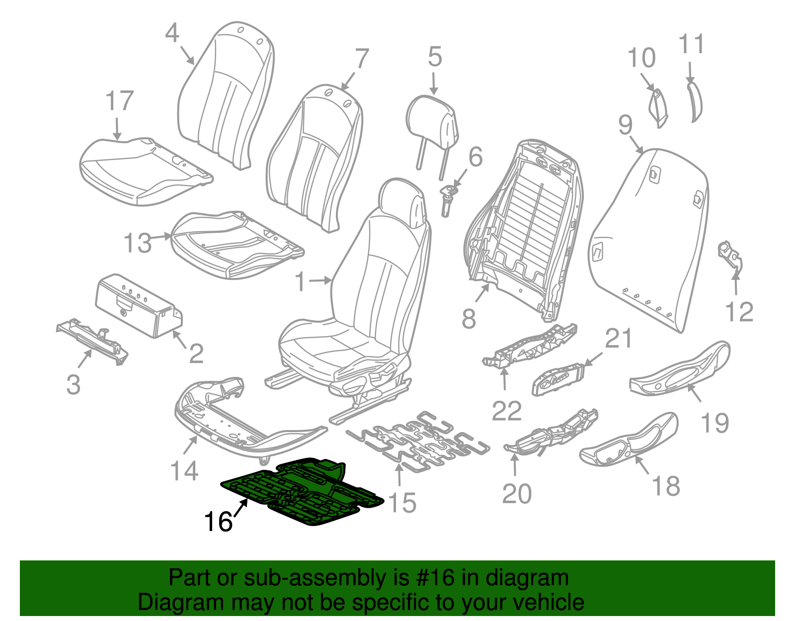 Passenger Discriminating Sensor - BMW (52-10-7-053-939)