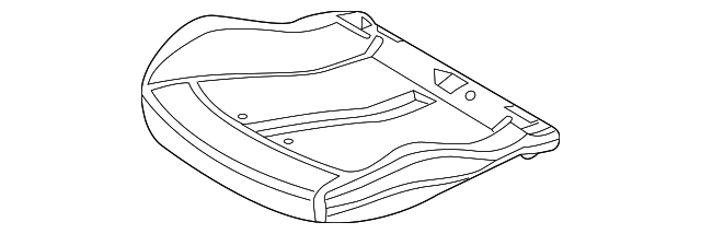 Seat Cushion Pad - BMW (52-10-7-053-802)