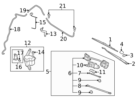 Wipers for 2008 Nissan Versa #0