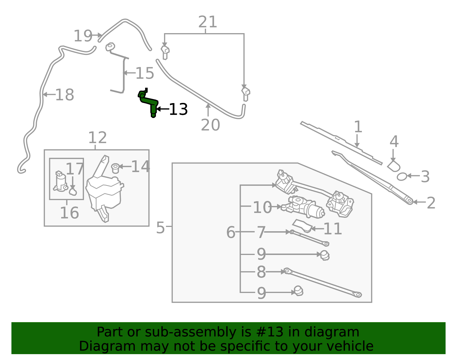 2007-2012 Nissan Versa Washer Fluid Reservoir Filler Pipe 28915-EL000 ...