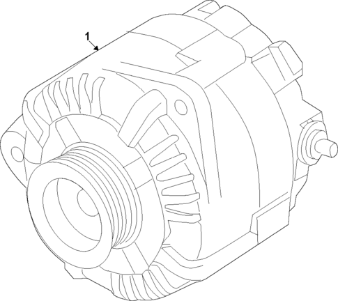 Alternator for 2024 INFINITI QX60 #1