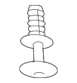 8E5867190 - Body: Rear Header Trim Retainer Clip for Audi: A4, A4 Quattro, A6, A6 Quattro, A8 Quattro, RS4, S4, S6, S8 Image