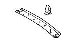 8E586783911X - Body: Rear Header Trim for Audi: A4, A4 Quattro, RS4, S4 Image