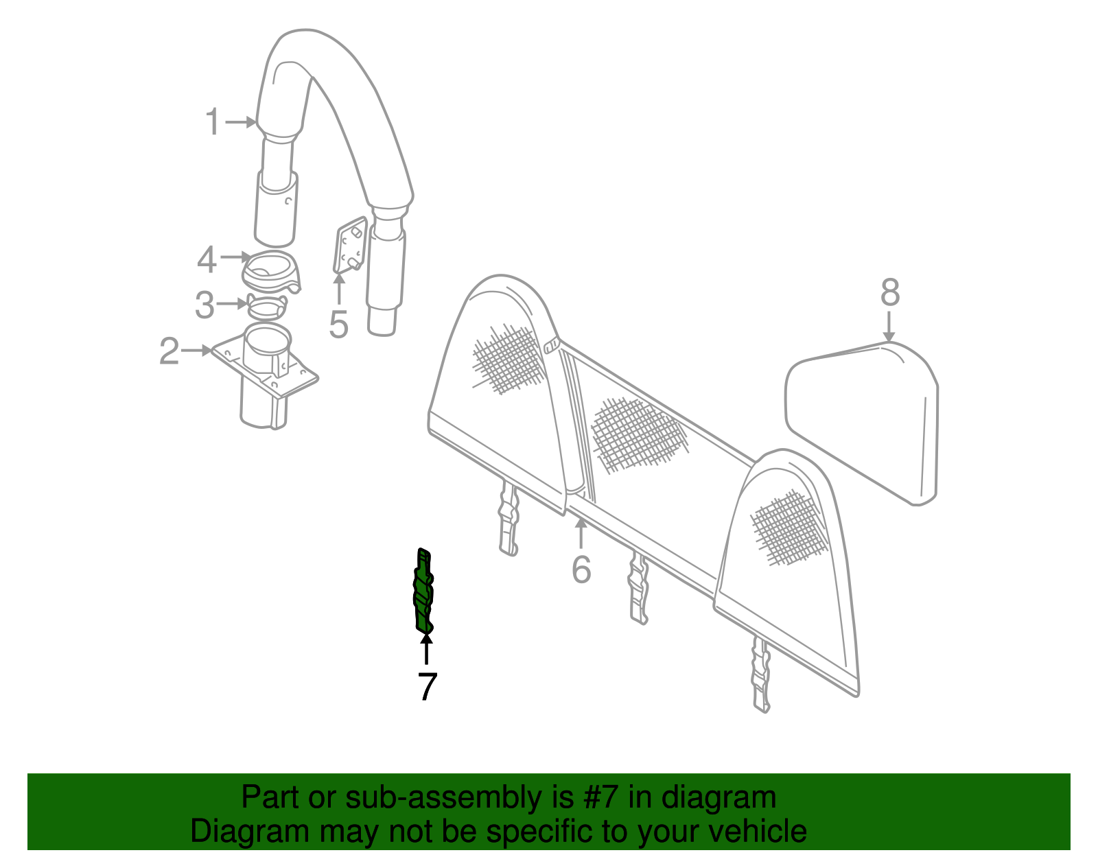 Deflector Shield Hold Down - BMW (82-19-9-410-826)