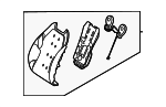 2979106901 - Body: Seat Back Pad for Mercedes-Benz Image