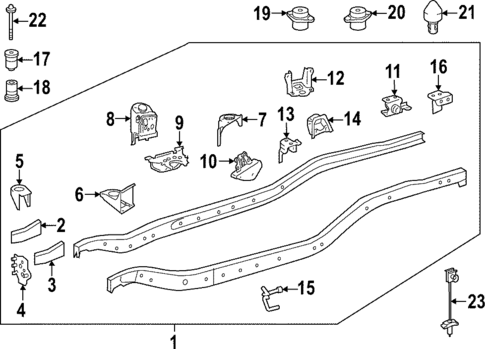 Frame & Components for 2021 Toyota Tundra #0
