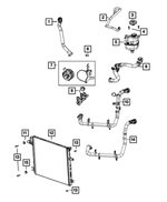 68282407AB - : Charge Air Cooler Hose for Mopar Image