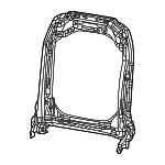 68623917AB - Body: Seat Back Frame for Mopar Image