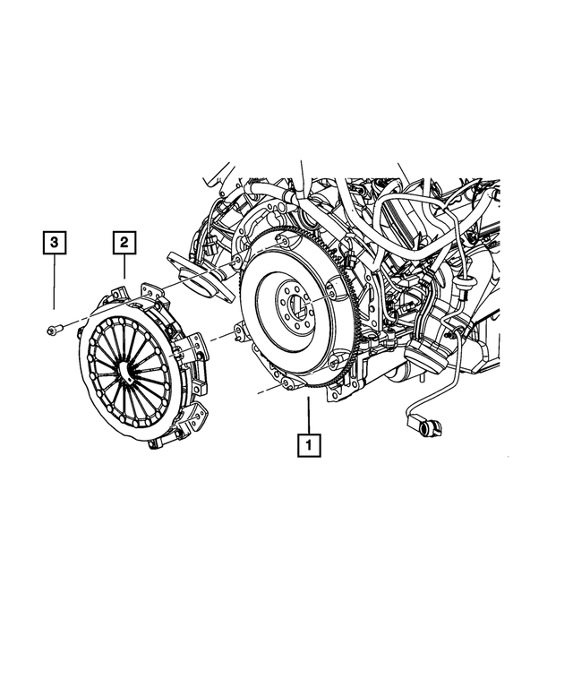 5038113AC - Clutch: Flywheel for Mopar Image