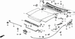 74142SE0000 - Body/Air Conditioning: SEAL, HOOD RUBBER for Honda Image
