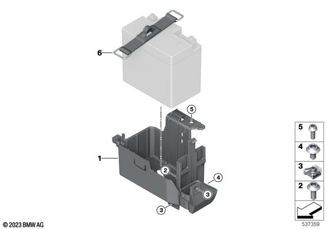 46515A87588 - : Battery Carrier for BMW-Motorrad Image