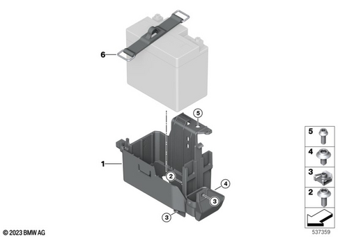 Battery with Bracket for 2022 BMW-Motorrad CE #0