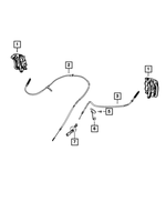 68371657AE - Brakes: Parking Brake Cable for Mopar Image