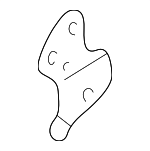 61301S0KA10 - Body: Reinforced Beam Shim for Acura Image