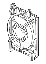 38615R4HA01 - HVAC: A/C Shroud for Acura Image