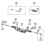 V8158378AA - Steering: Inner End Tie Rod Kit, Value Line for Dodge: Charger Image