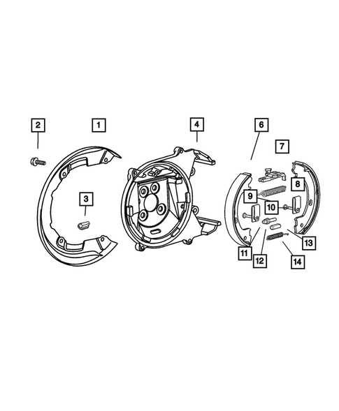 Parking Brake Lever and Cables for 2002 Dodge Stratus #0