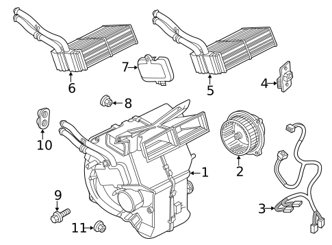 Heater Components for 2005 Land Rover Freelander #0