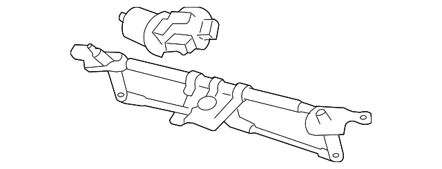 ACDelco® 23167073 - GM Original Equipment™ Windshield Wiper Linkage - View #10