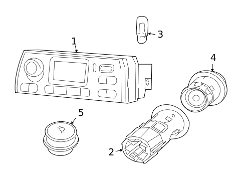 Front Console for 2004 Jaguar Vanden Plas #1