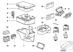 61131383271 - Vehicle Electrical System: Fuse Box for BMW Image