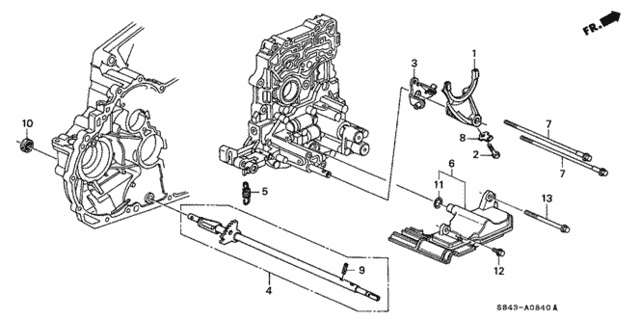 AT Shift Fork for 2002 Honda Accord #0