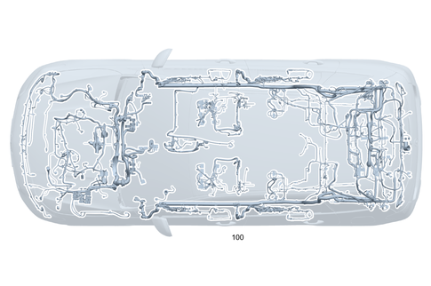 Frame Floor System Main Wiring Harness for 2024 Mercedes-Benz EQB 300 #0